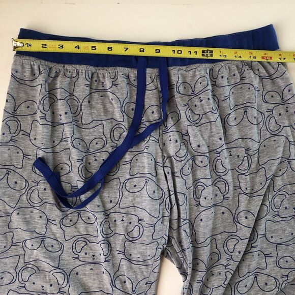 Joe Boxer Women’s Lounge Pants Cat Mice Raccoon Drawstring Waist XL - Picture 5 of 15